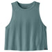 Women's Capilene Cool Trail Cropped Tank - Blue Sage