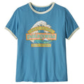 Women's Great Waves Ringer Tee - Shore Blue