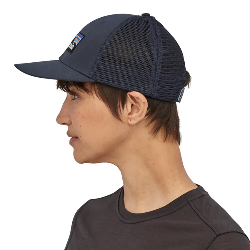 Patagonia P 6 Logo LoPro Trucker Hat Navy Blue The Brokedown Palace