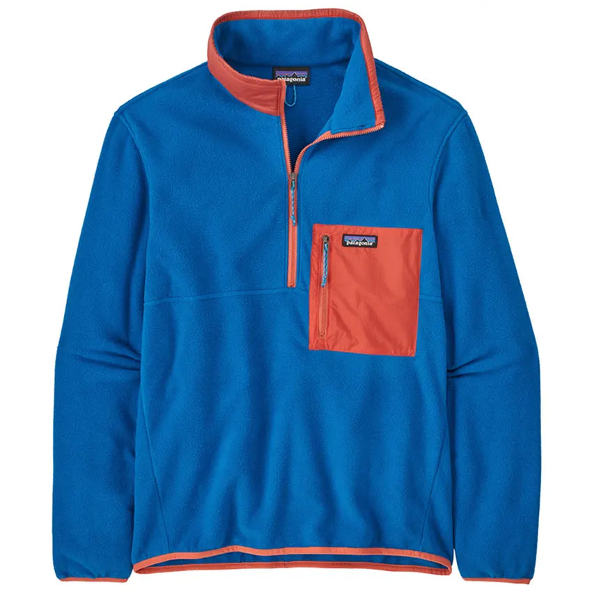 Patagonia Men s Microdini 1 2 Zip Pullover Endless Blue The Brokedown Palace
