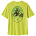 Men's Capilene Cool Daily Graphic Shirt - Lands - Chouinard Crest: Phosphorus Green X-Dye
