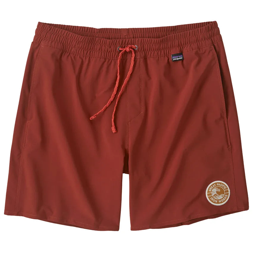 Men s Hydropeak Volley Shorts 16 Mangrove Red