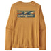 Men's L/S Capilene Cool Daily Graphic Shirt - Waters - Boardshort Logo: Pufferfish Gold X-Dye