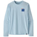Men's L/S Capilene Cool Daily Graphic Shirt - Waters - Sunrise Rollers: Chilled Blue