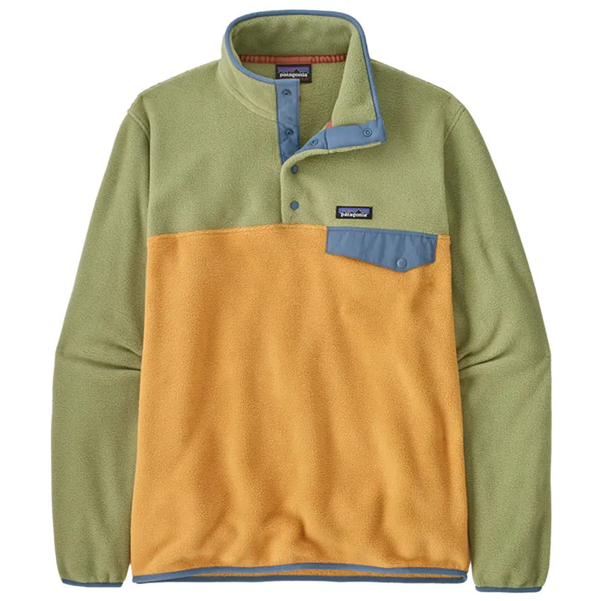 Patagonia Men s LW Synchilla Snap T Fleece Pullover Pufferfish Gold The Brokedown Palace