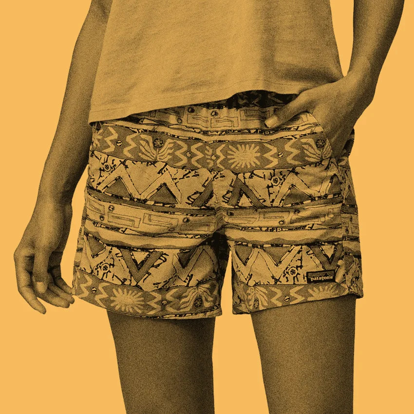Patagonia women's baggies yellow on sale