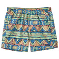 Women's Baggies Shorts - 5" - High Hopes Geo: Salamander Green