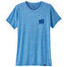 Women's Capilene Cool Daily Graphic Shirt - Waters - Sunrise Rollers: Vessel Blue X-Dye