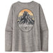 Women's L/S Capilene Cool Daily Graphic Shirt - Lands - Chouinard Crest: Feather Grey