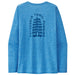 Women's L/S Capilene Cool Daily Graphic Shirt - Lands - Tree Trotter: Vessel Blue X-Dye