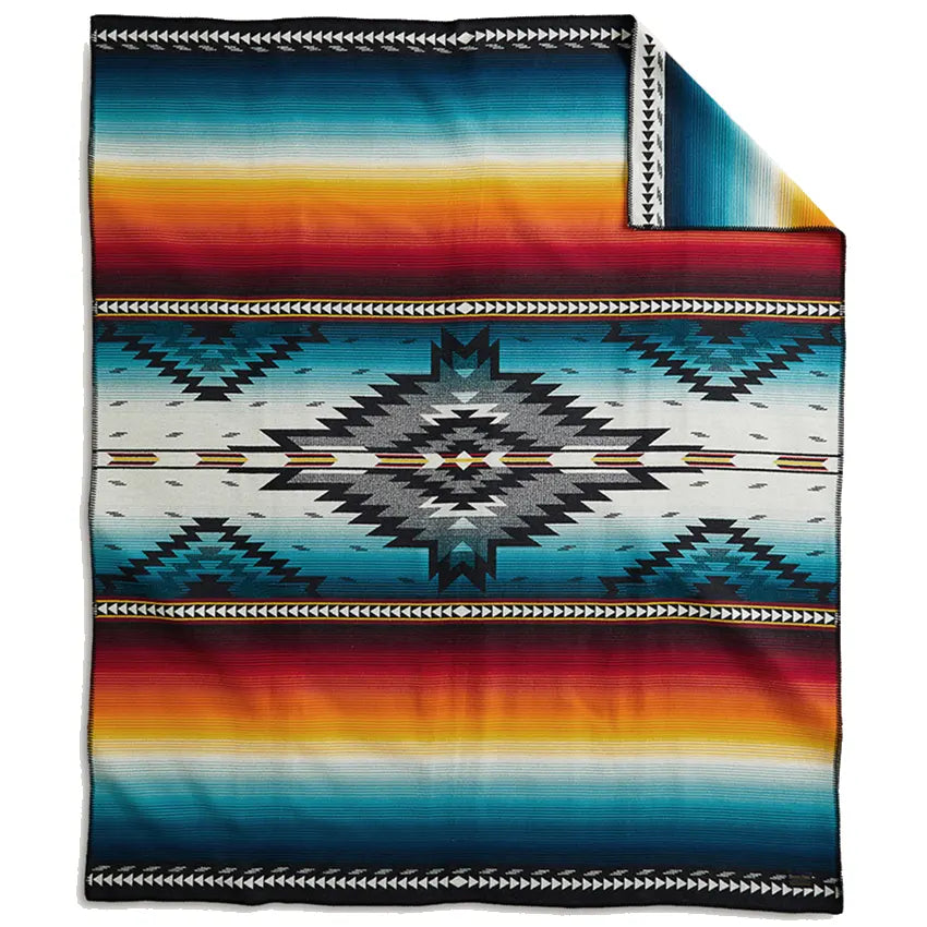 Pendleton - Unnapped Jacquard Blanket Robe - Saltillo Sunset – The ...