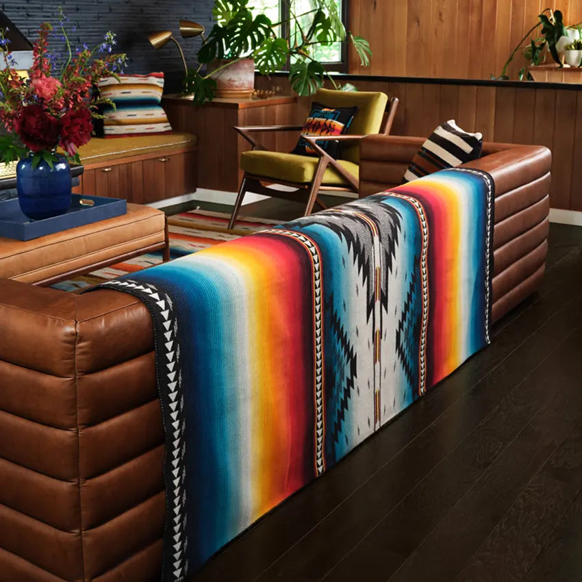 Pendleton - Unnapped Jacquard Blanket Robe - Saltillo Sunset – The ...