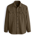 Burnside Flannel Shirt - Forest Green Heather