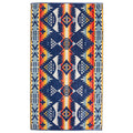 Oversized Jacquard Beach Towel - Nehalem Navy