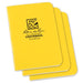 Stapled Mini Notebooks No. R-371FX-M (3 Pack) - Yellow