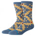 Ceramic Crew Socks - Sea Blue