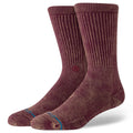 Icon Dyed Crew Socks - Fig
