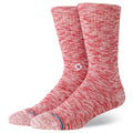 Slub Crew Socks - Red