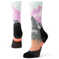 Out Of Range Mid Wool Crew Socks - Berry
