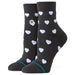 Hearts Lowrider Socks - Charcoal