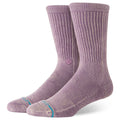 Icon Dyed Crew Socks - Plum