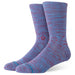 Marled Crew Socks - Capri Blue