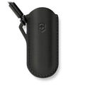 Leather Neck Pouch - Black