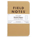Field Notes Memo Book - Kraft 3 Pack - Ruled