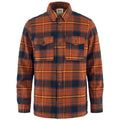 Men's Övik Lite Padded Shirt - Autumn Leaf / Dark Navy