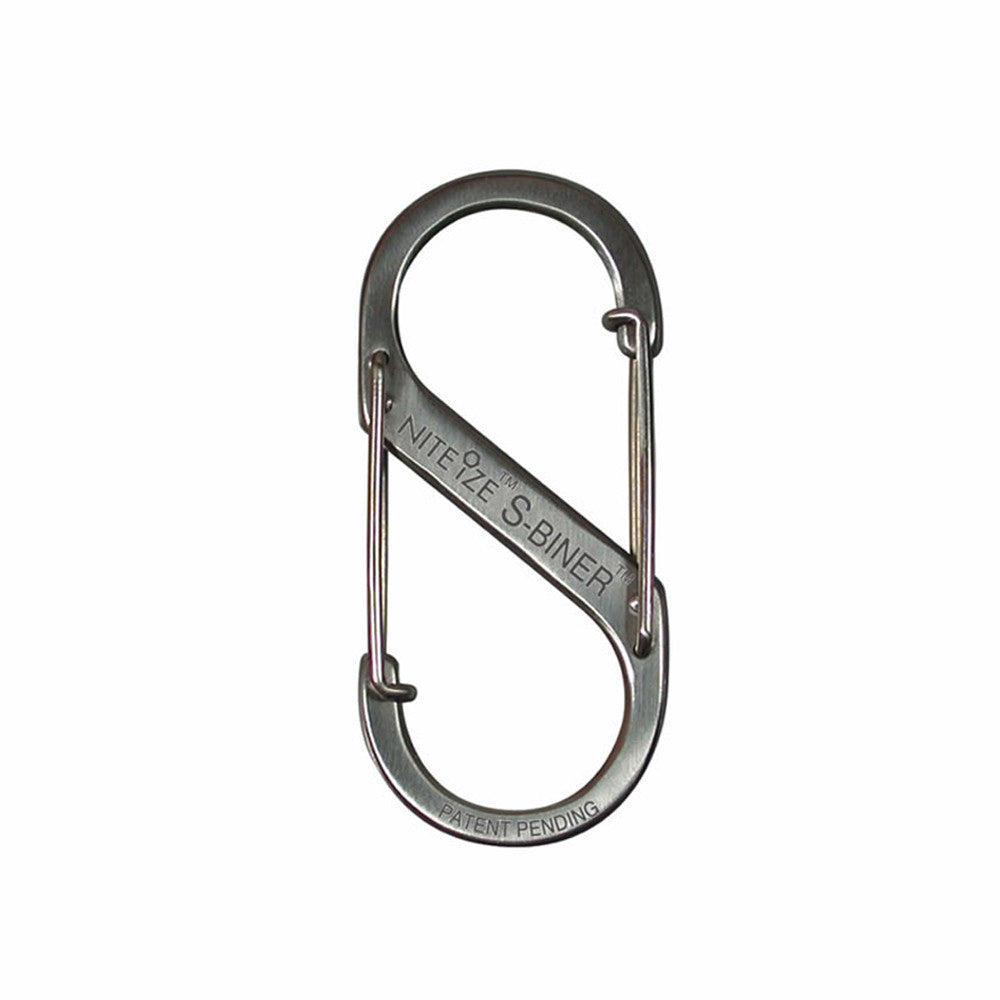 Nite Ize SBiner Dual Carabiner Stainless Size 3 Stainless The