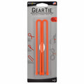 Gear Tie 12 inch - 2 Pack - Bright Orange