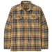 Men's L/S Organic Cotton Fjord Flannel Shirt - Forage: Mojave Khaki