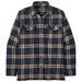 Men's L/S Organic Cotton Fjord Flannel Shirt - North Line: New Navy