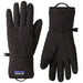 Retro Pile Gloves - Black