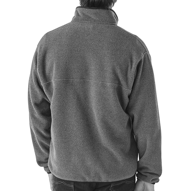 Patagonia - Men's Synchilla Fleece Pullover - Black w/Forge Grey
