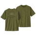 Men's Capilene Cool Daily Graphic Shirt - MTB Crest: Palo Green X-Dye