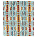 Jacquard Beach Towel For Two - Chief Joseph Aqua