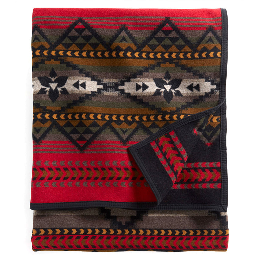 Pendleton Throw Robe Pendleton - Jacquard Blanket Robe - Lost Trail – The Brokedown Palace Ltd.