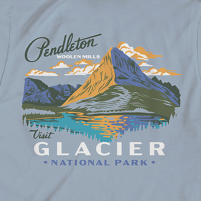 Pendleton - Glacier Graphic Tee - Stonewash Denim/White โ The Brokedown ...