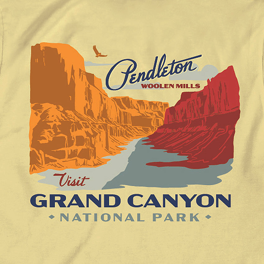 Pendleton - Grand Canyon Graphic Tee - Yellow/Orange โ The Brokedown Palace