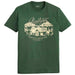 Off Road Trails Graphic Tee - Forest Green/White