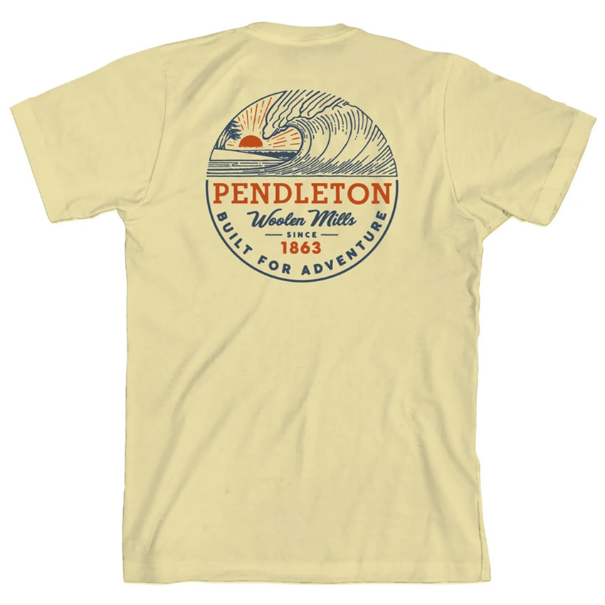 Pendleton - Adventure Wave Graphic Tee - Banana Cream/Navy โ The ...