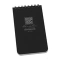 Top-Spiral Pocket Universal Notebook No. 735 - 3" X 5" - Black