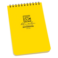Top-Spiral Pocket Universal Notebook No. 146 - 4" X 6" - Yellow