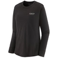 Women's L/S Capilene Cool Merino Graphic Shirt - Heritage Header: Black