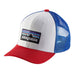 Kids' Trucker Hat - P-6 Logo: White
